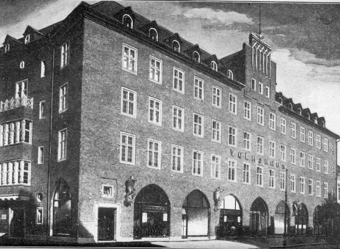 Das Volkshaus in Bremen - heute Sitz des Amtes für Sozialen Dienst